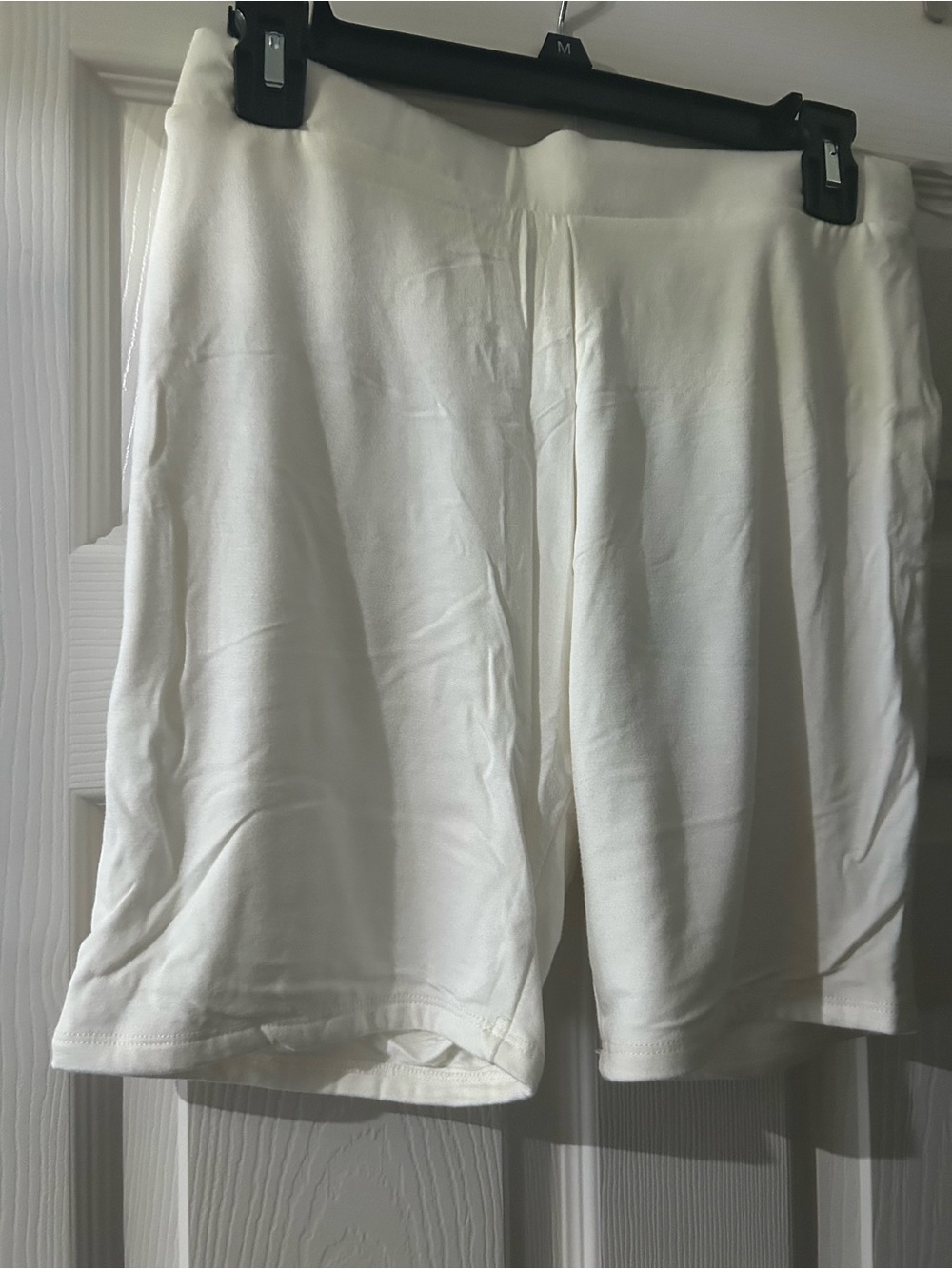 JLUXLABEL White Bike Shorts - Pull-On Comfort